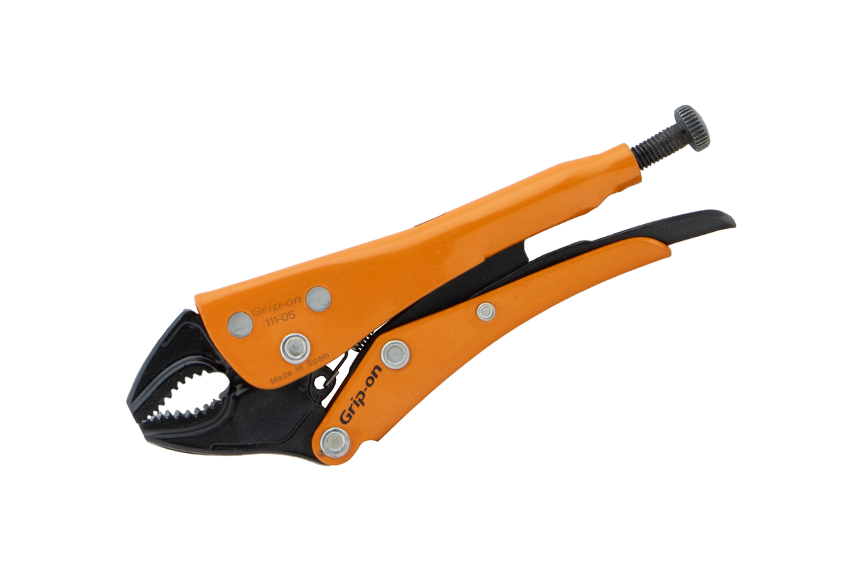Gripon 111 Locking Pliers with curved jaws. Universal Grip Clamp